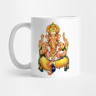 Ganesh , Hindu God Of Good Tidings Mug